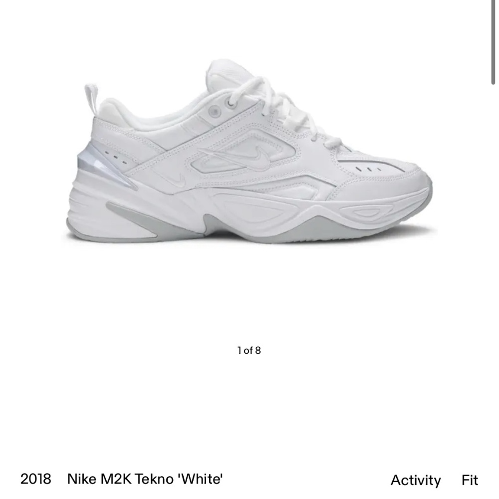 Nike M2K Tekno White | Size 10.5 in Women’s/9 in Men’s